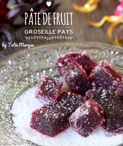 Pâte de fruit groseille pays martinique