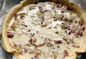 quiche oignons lardons