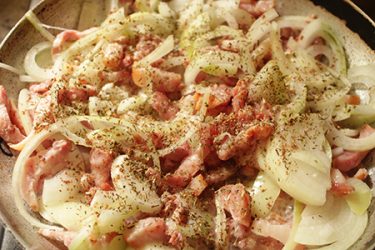 tarte oignons lardons