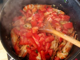 recette dombrés crevettes