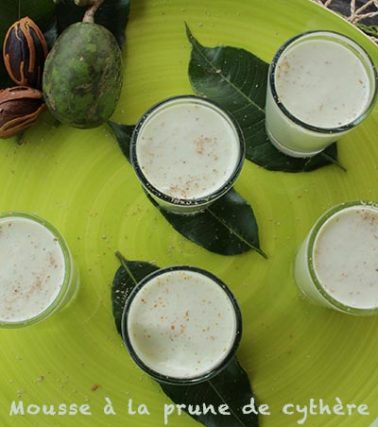 Recette de la MOUSSE à la prune de CYTHÈRE, selon Tatie Maryse