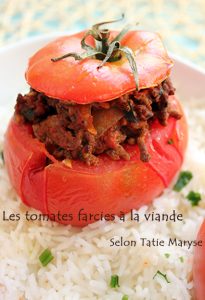 tomates farcies antillaises recettes avec peu d'ingrédients