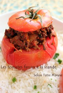 tomates farcies antillaises recettes avec peu d'ingrédients