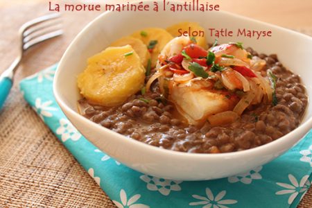 morue marinée