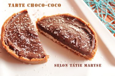Tarte coco chocolat