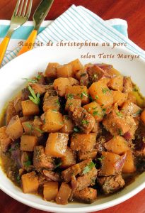 ragout de christophine rapide