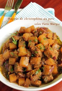 ragout de christophine rapide