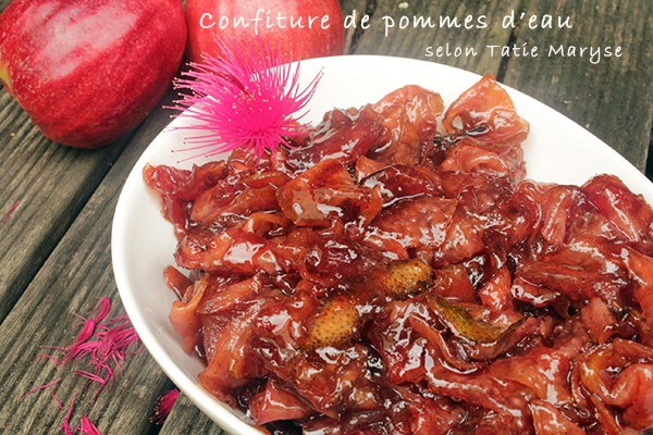 recette confiture de pomme d'eau