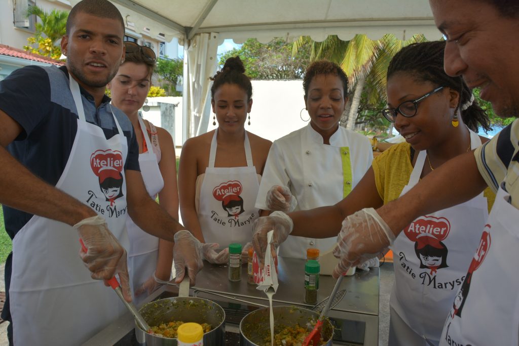 Atelier de cuisine en Martinique