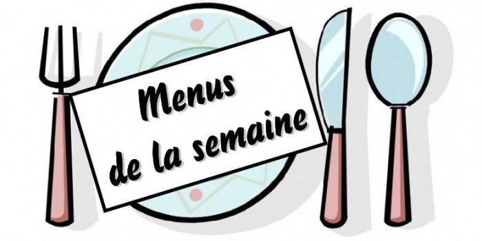 bonnes résolutions culinaires - menus de la semaine