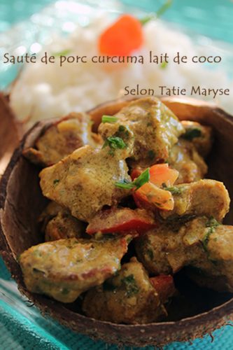 sauté porc lait de coco recettes avec peu d