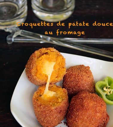 Recette des CROQUETTES de PATATE DOUCE à l'emmental, selon Tatie Maryse