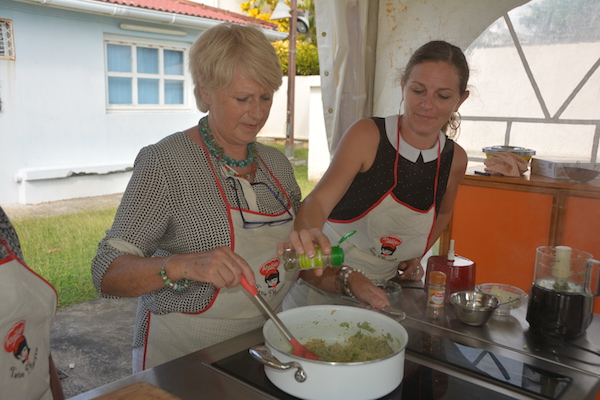 Cours de cuisine plein air