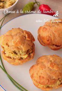 Choux à la crème de lambi