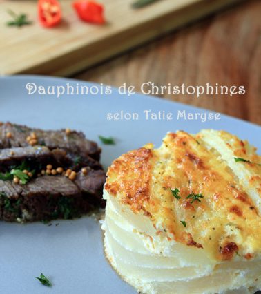 Recette du DAUPHINOIS de CHRISTOPHINES, selon Tatie Maryse