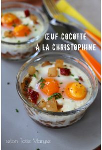 oeuf cocotte à l'antillaise