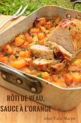 rôti de veau à l