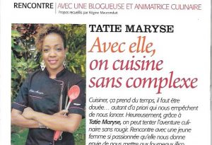 Tatie Maryse dans le Creola magazine