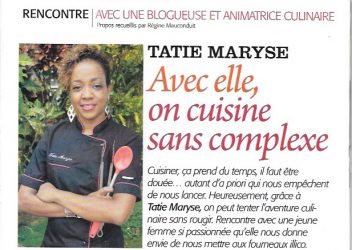 Tatie Maryse dans le Creola magazine