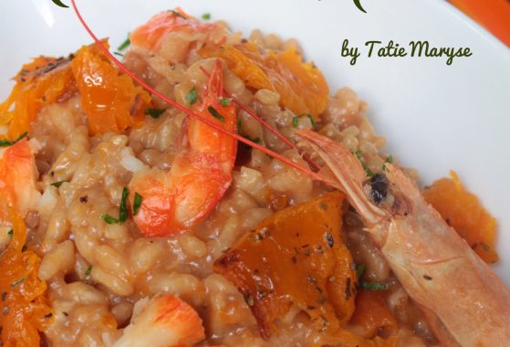 Risotto crevettes giraumon