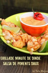 brochette de dinde antillaise