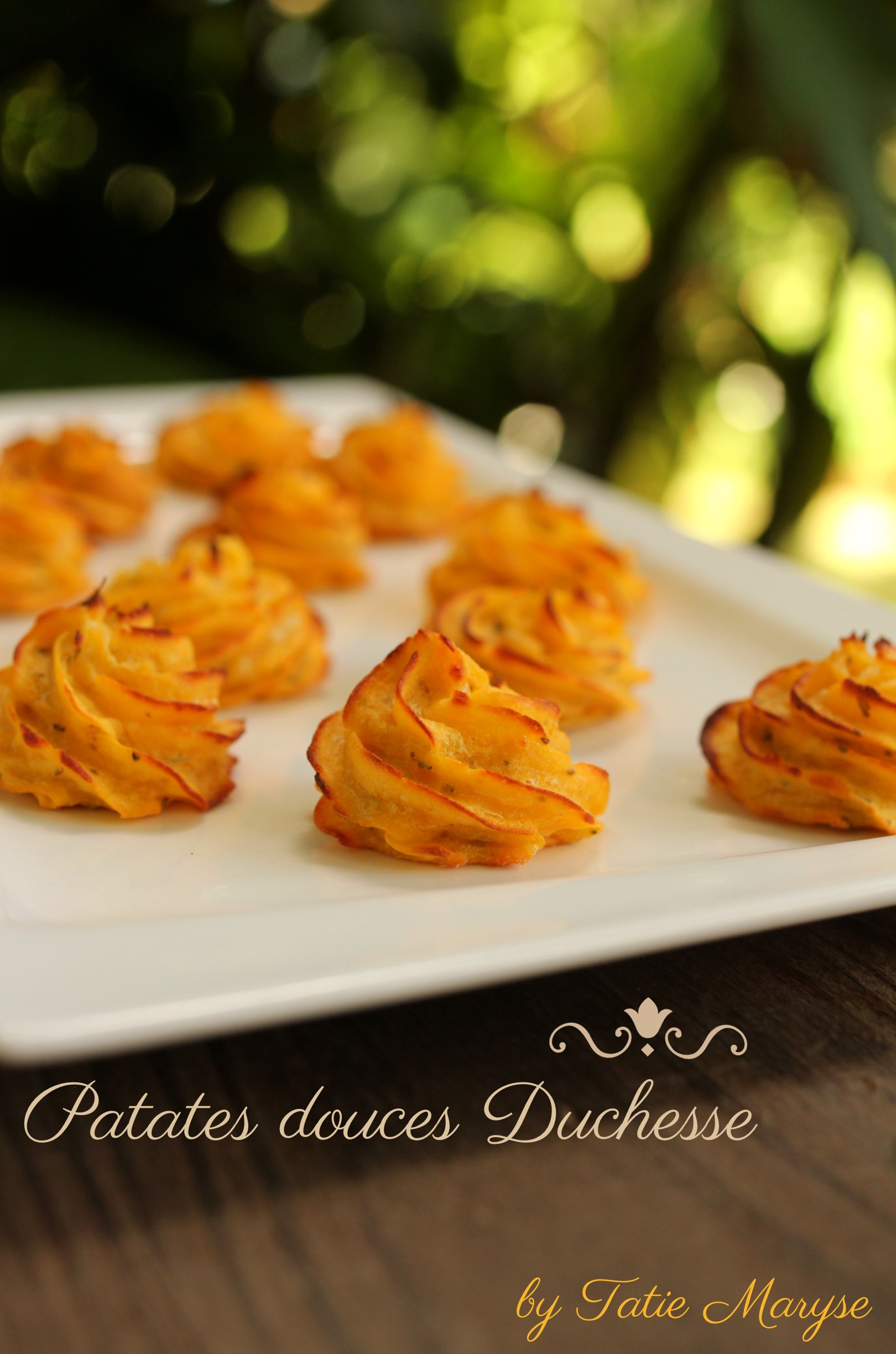 bien présenter les légumes-pays pomme duchesse patate douce