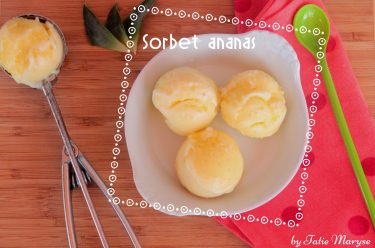 sorbet ananas antillais