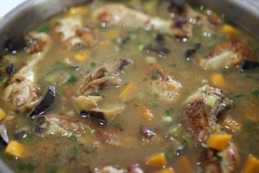 paella créole de poulet