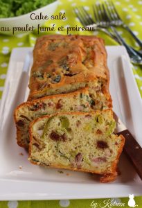 cake salé au poulet fumé