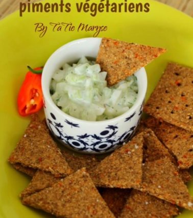Recette des CRACKERS au PIMENT DOUX, selon Tatie Maryse