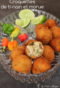 Croquettes de ti-nain légumes antillais