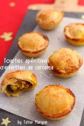 tourte crevettes curcuma