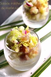 salade fraicheur de marlin fumé