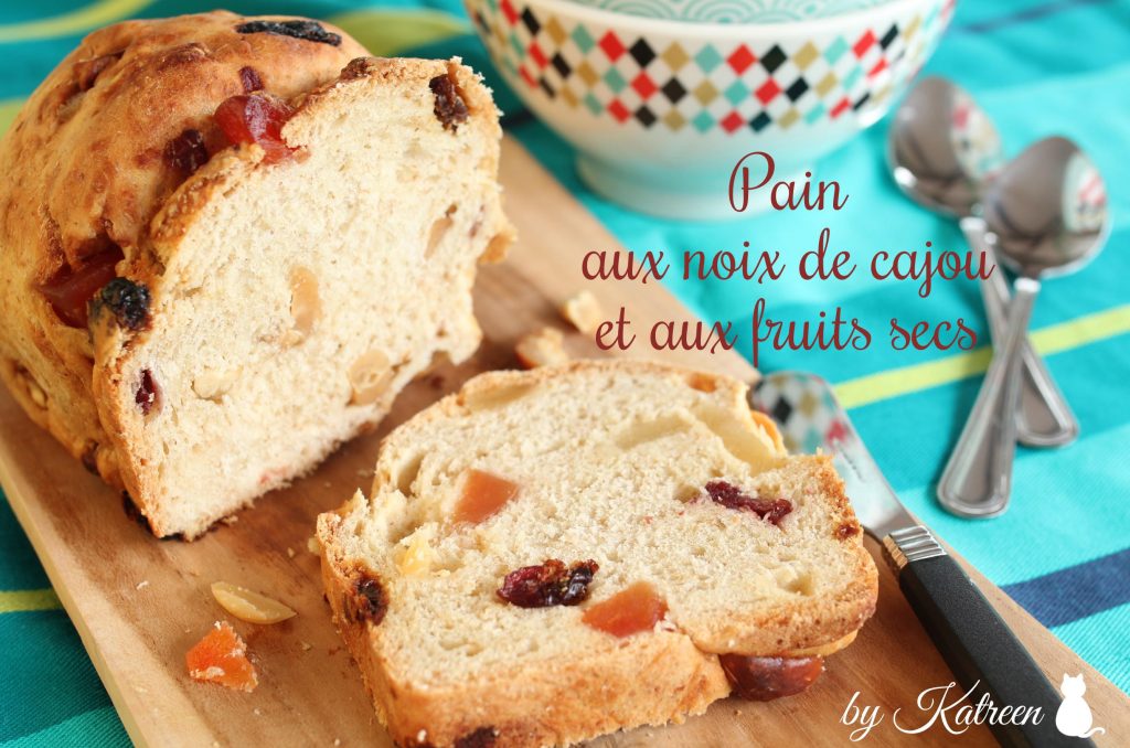 pain noix de cajou et fruits séchés