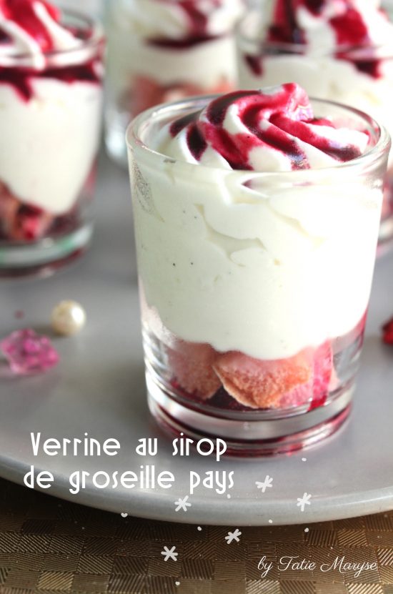 verrine groseille pays