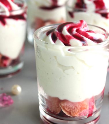 Recette de la VERRINE à la GROSEILLE PAYS, selon Tatie Maryse