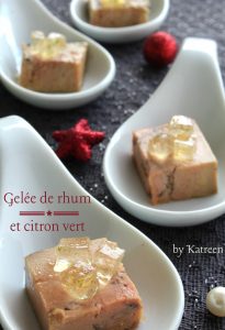 gelée de rhum et citron vert