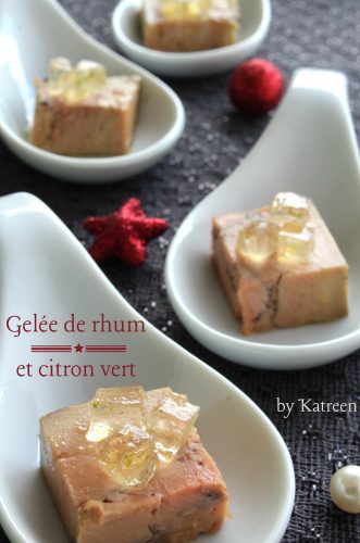 gelée de rhum et citron vert