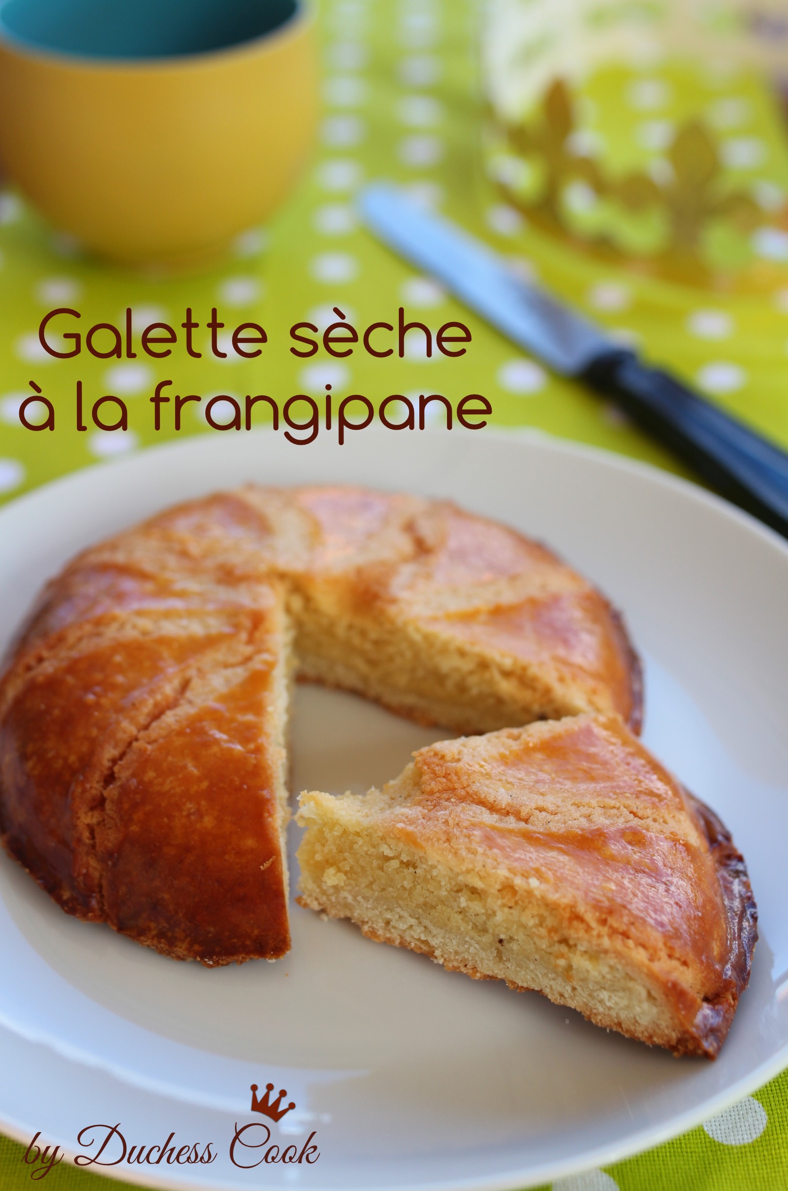 Galette sèche frangipane