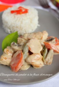 Blanquette de poulet créole