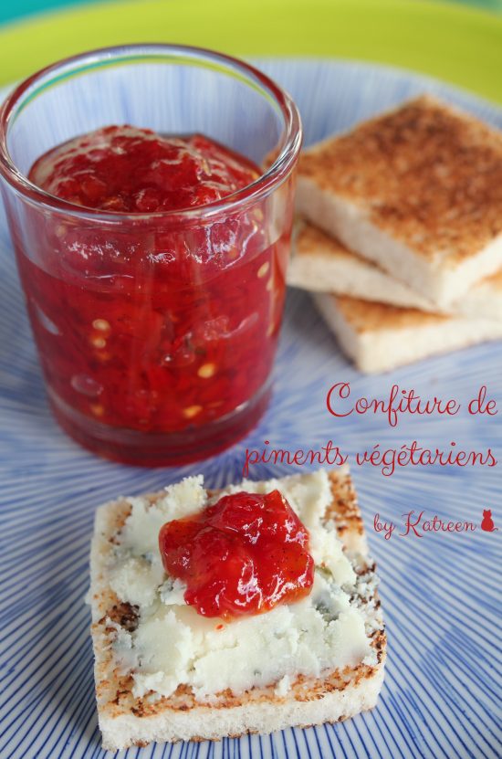 Confiture de piments végétariens