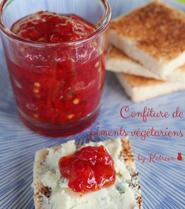 Recette de la CONFITURE de PIMENTS végétariens, selon Katreen