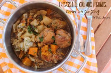 fricassée de coq aux légumes