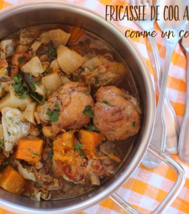 Recette de la MIJOTÉE de COQ aux LÉGUMES comme un couscous, selon Tatie Maryse