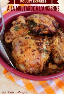 poulet à la moutarde créole recettes avec peu d'ingrédients