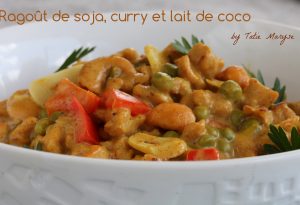 curry de soja au lait de coco