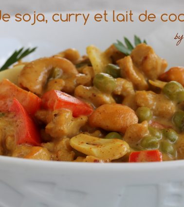 Recette du CURRY de SOJA au lait de COCO, by Tatie Maryse