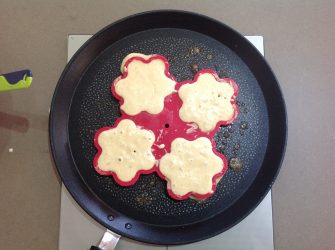 pancakes à la fleur d'oranger