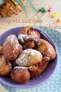 Beignets aux fruits surprises