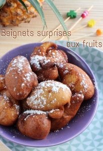 Beignets aux fruits surprises